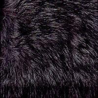 Faux Fur Black Fox